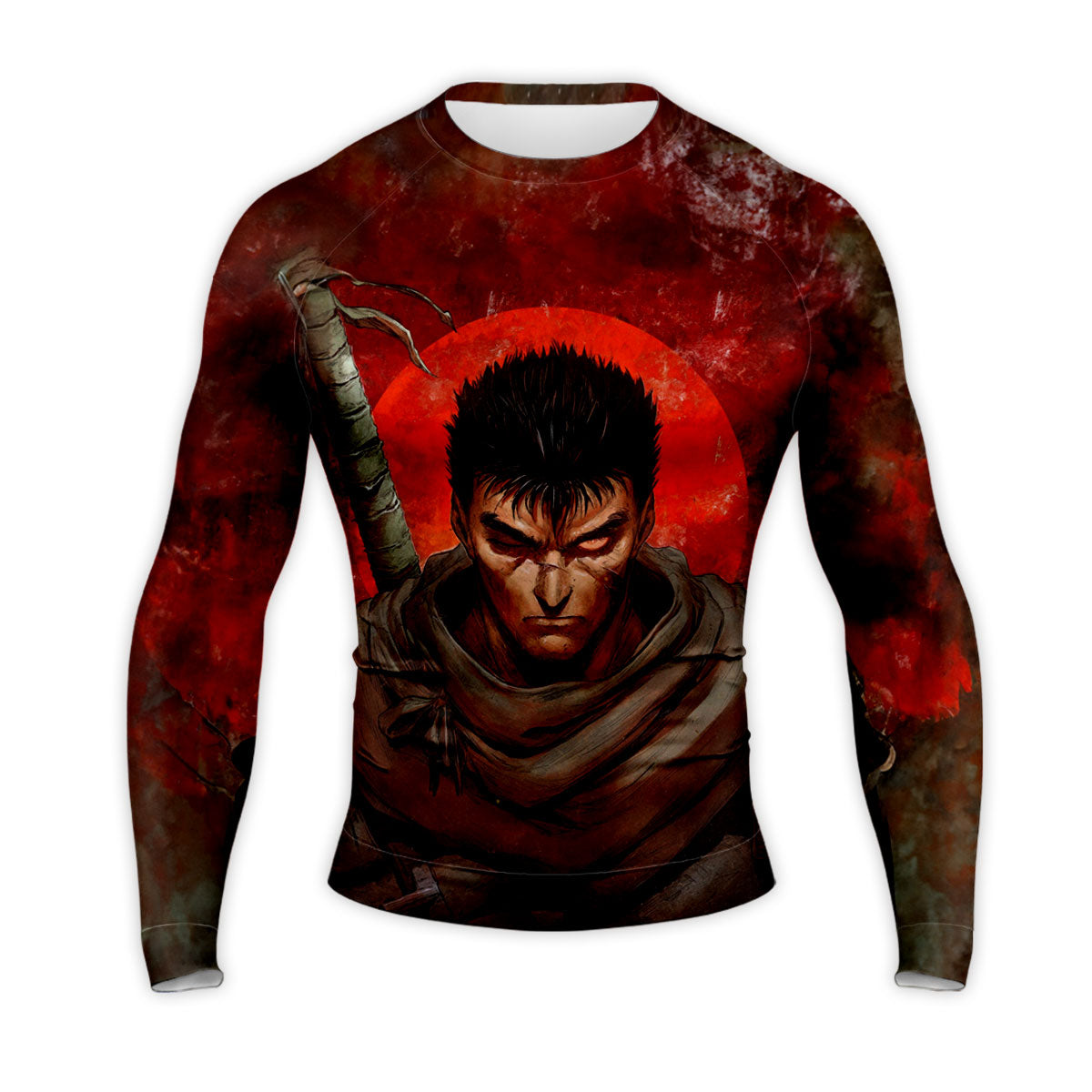 Berserk Guts Serious Sword Stance Anime Apparel