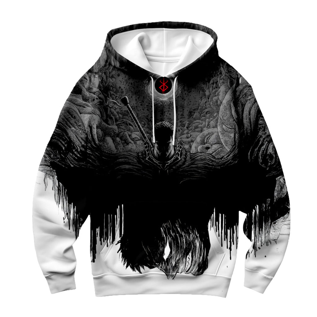 Berserk Guts Shadowed Silhouette Anime Apparel