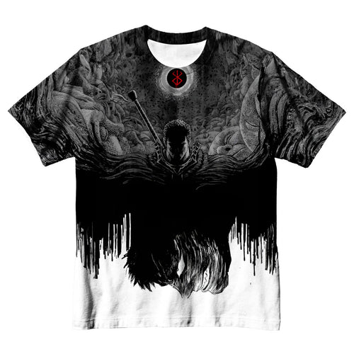 Berserk Guts Shadowed Silhouette Anime Apparel