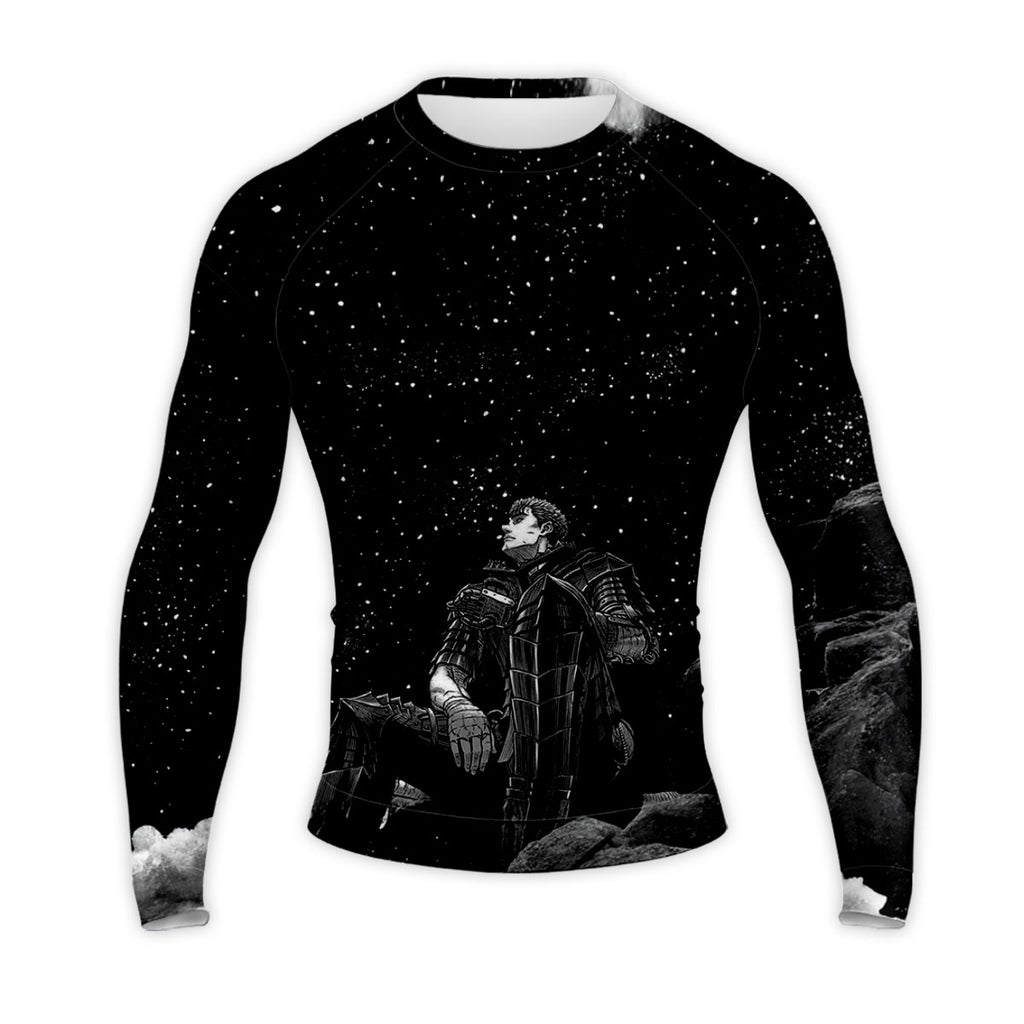 Berserk Guts Sitting Under Stars Anime Apparel