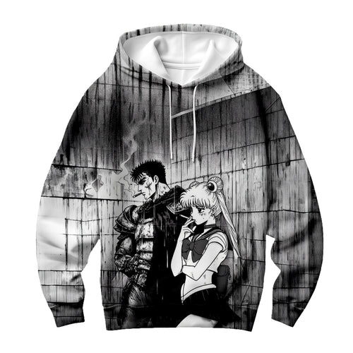 Berserk Guts Smoking Crossover Warrior Anime Apparel