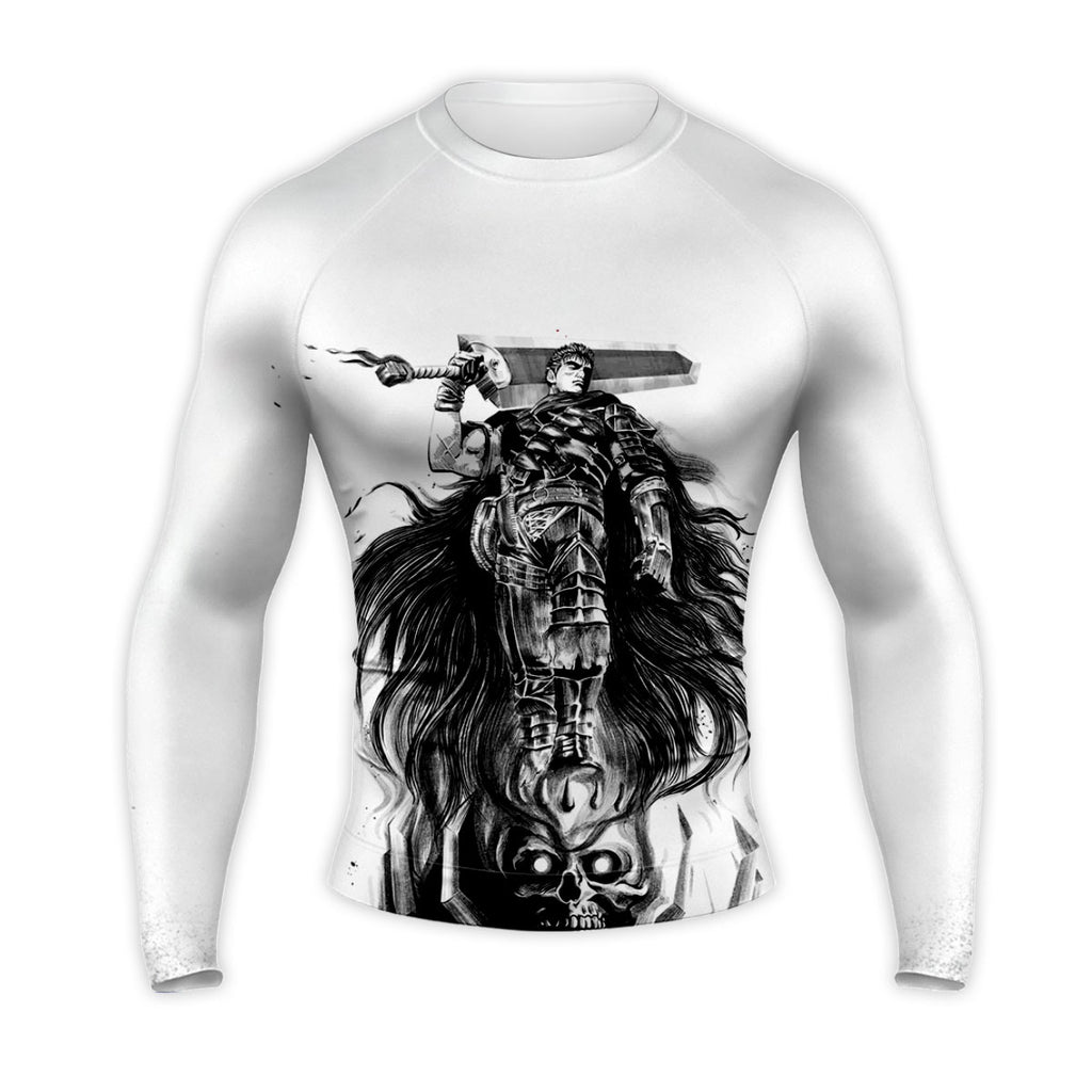 Berserk Guts Standing On Skull Anime Apparel