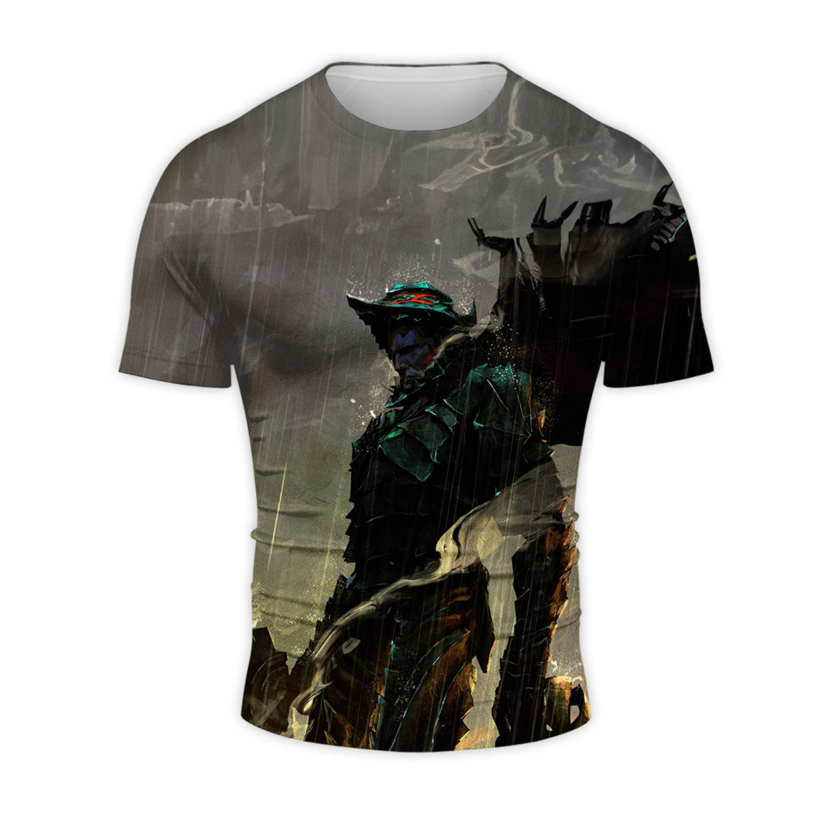 Berserk Guts Standing Rain Battle Anime Apparel