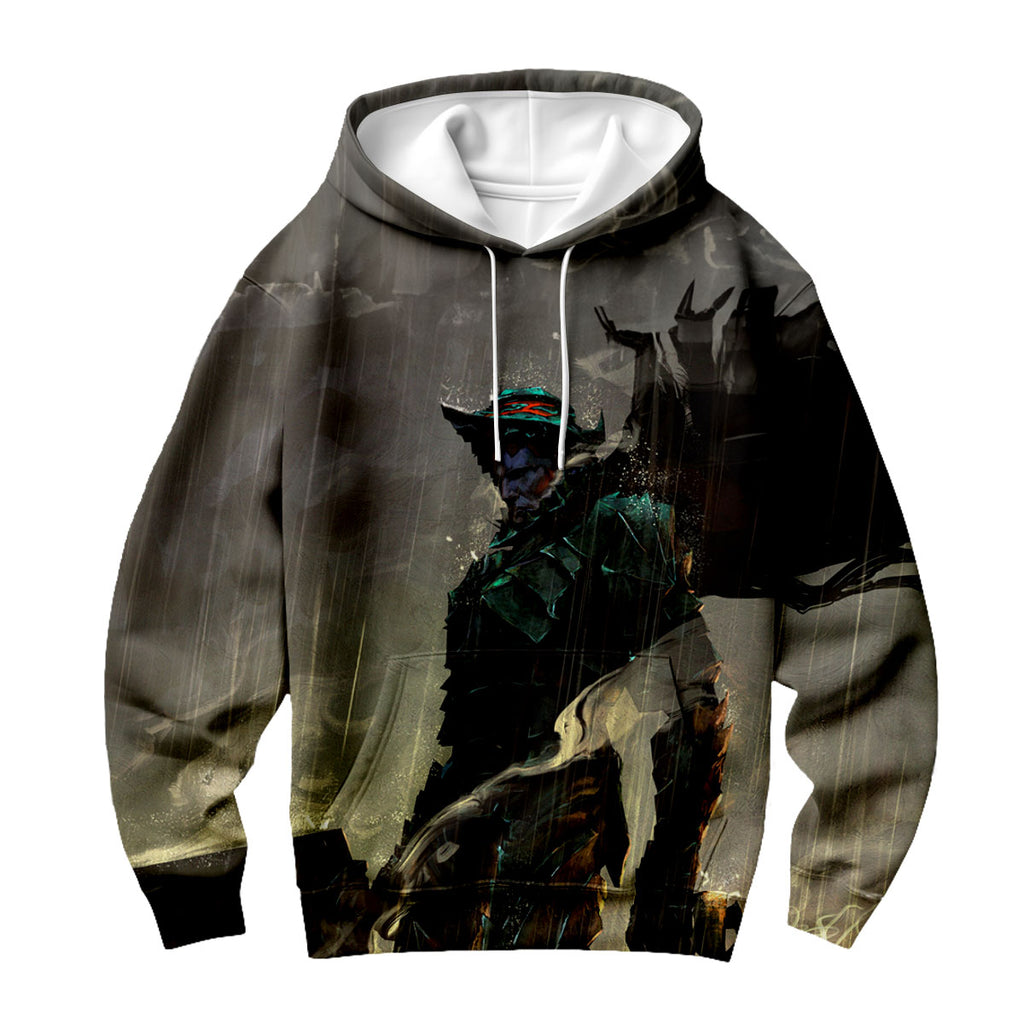 Berserk Guts Standing Rain Battle Anime Apparel
