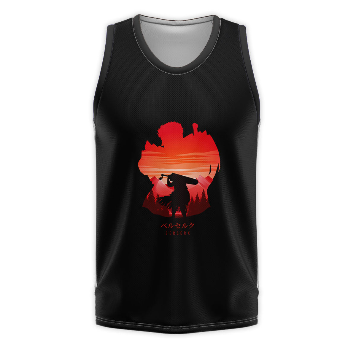 Berserk Guts Sunset Silhouette Anime Apparel