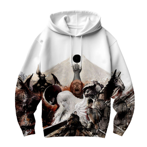 Berserk Guts Surrounded By Monsters Anime Apparel