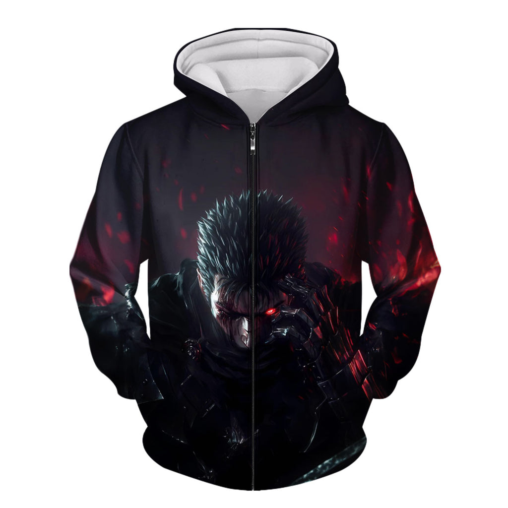 Berserk Guts Sword Contemplation Gaze Anime Apparel
