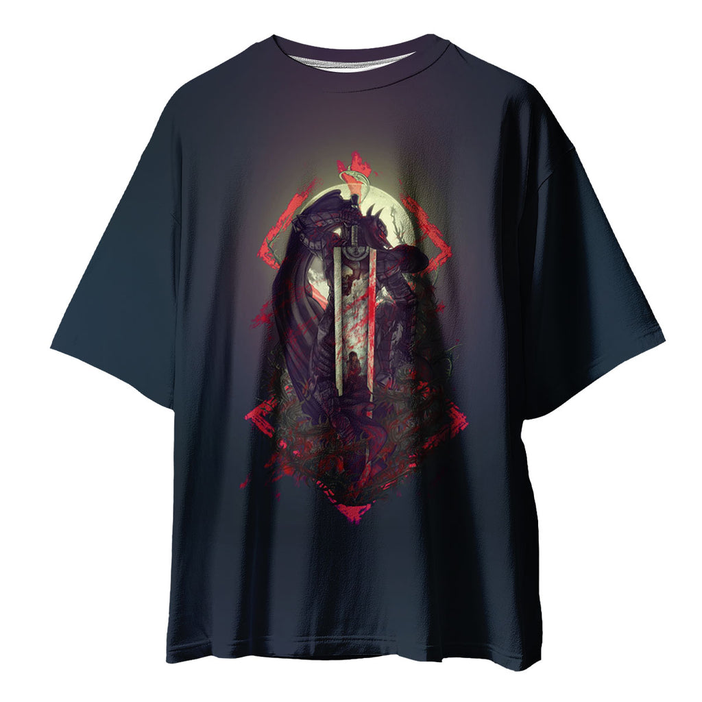 Berserk Guts Sword Silhouette Anime Apparel