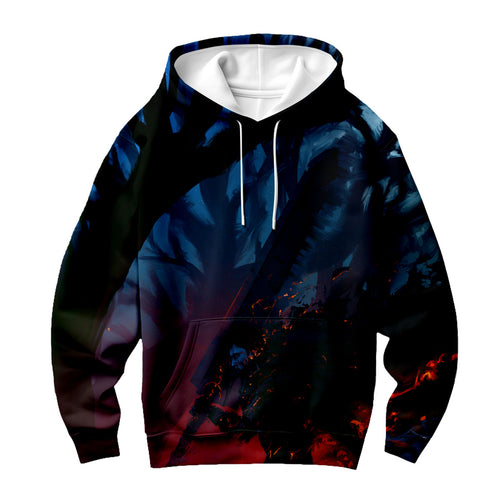 Berserk Guts Walking In Forest Anime Apparel