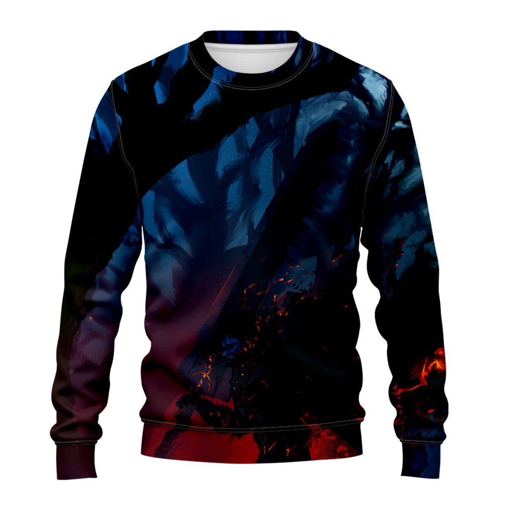 Berserk Guts Walking In Forest Anime Apparel