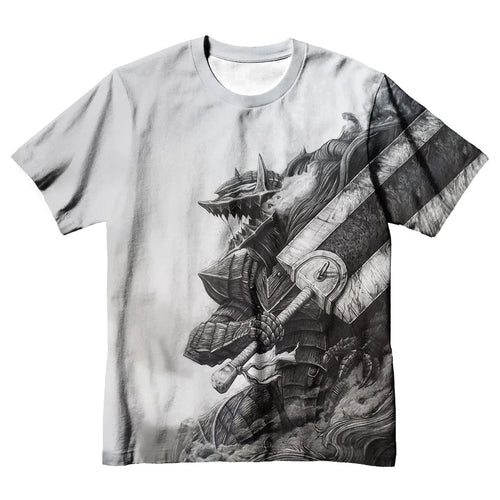 Berserk Guts Wielding Greatsword Anime Apparel