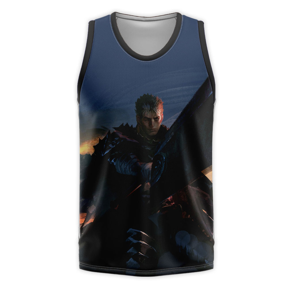 Berserk Guts Wielding Greatsword Forward Anime Apparel