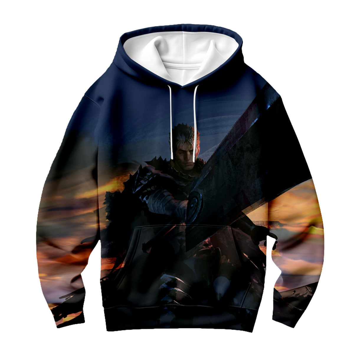 Berserk Guts Wielding Greatsword Forward Anime Apparel