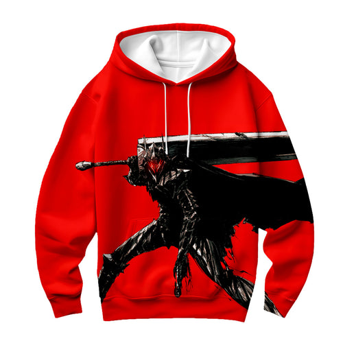 Berserk Guts Wielding Greatsword In Battle Anime Apparel