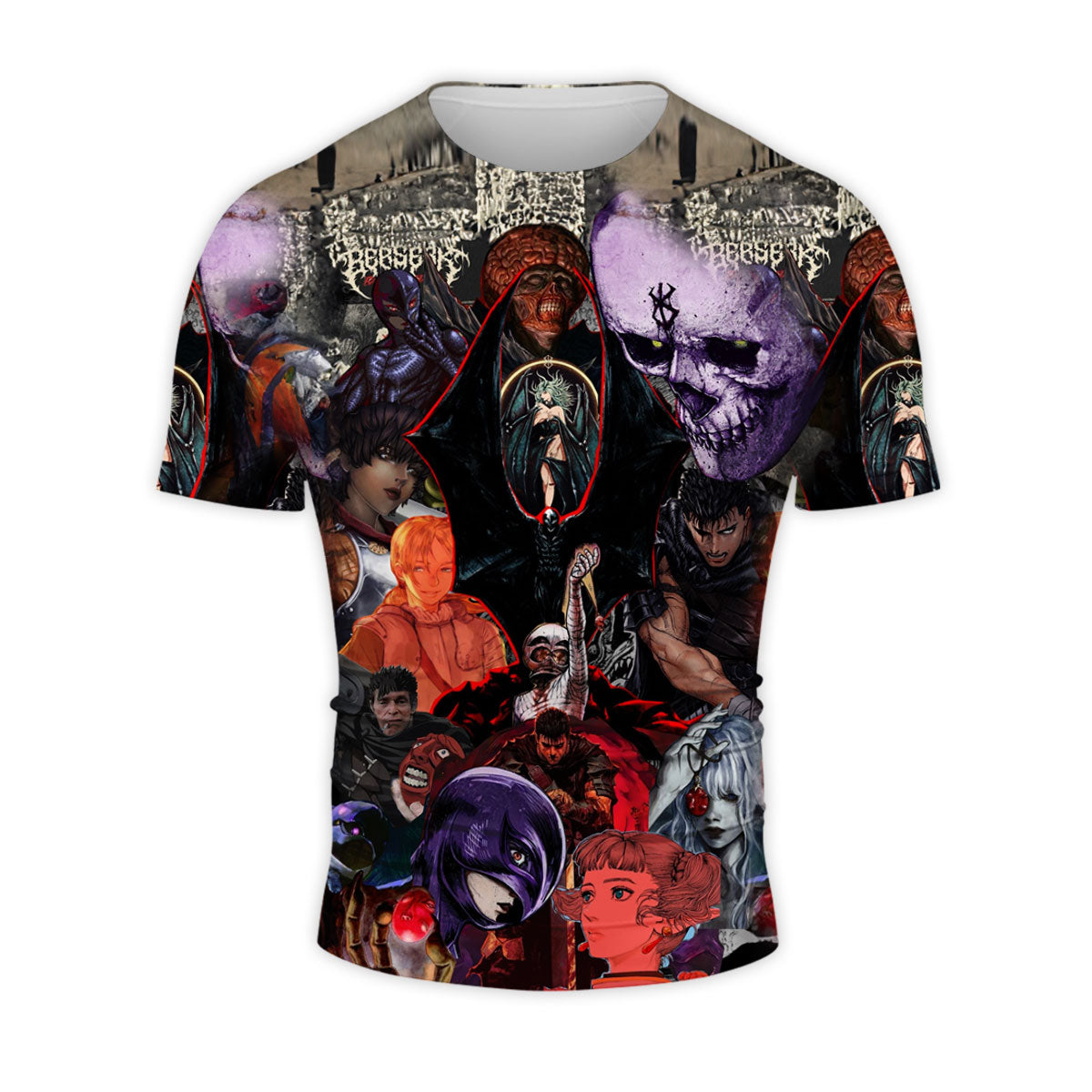 Berserker Dark Collage Battle Art Anime Apparel