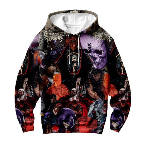 Berserker Dark Collage Battle Art Anime Apparel