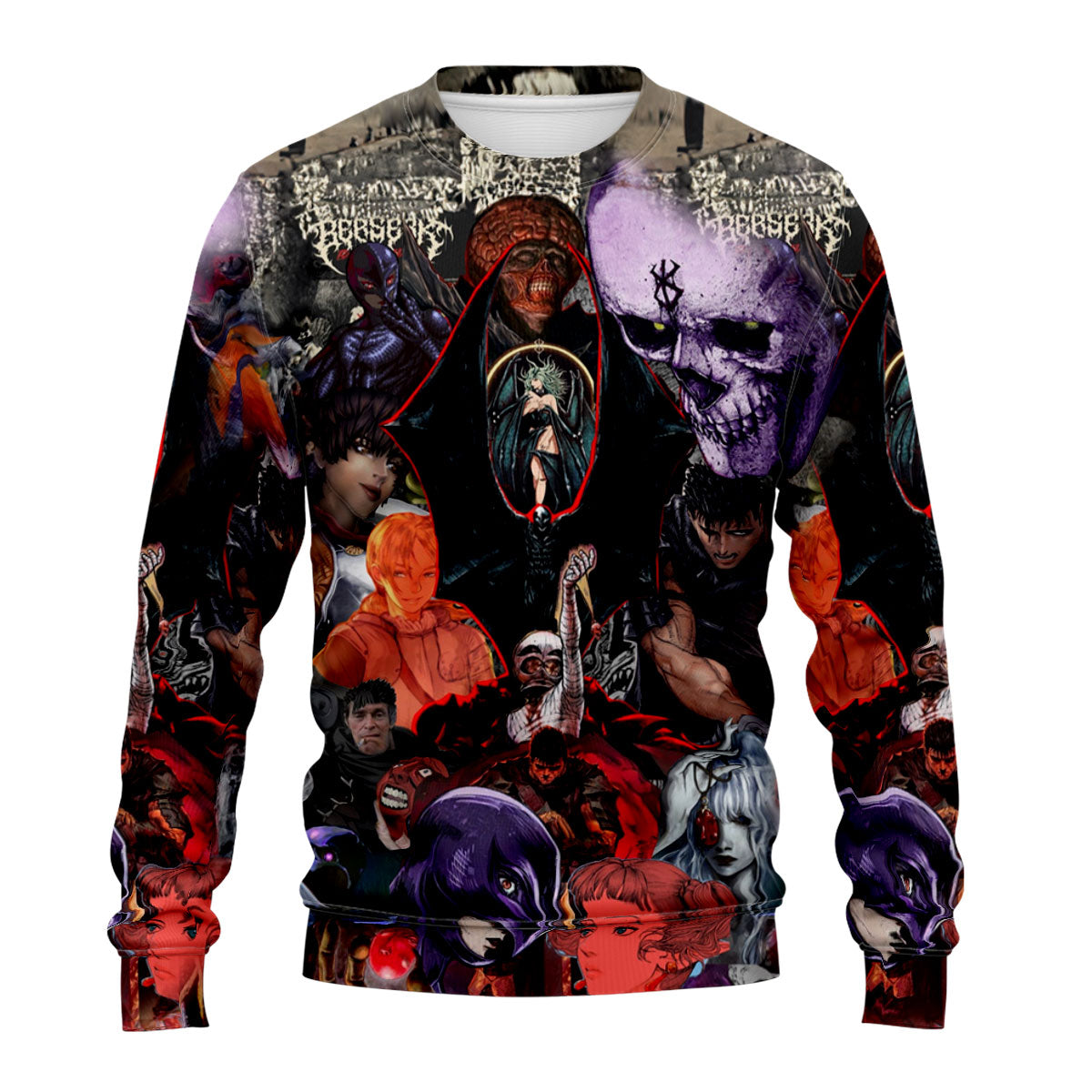 Berserker Dark Collage Battle Art Anime Apparel