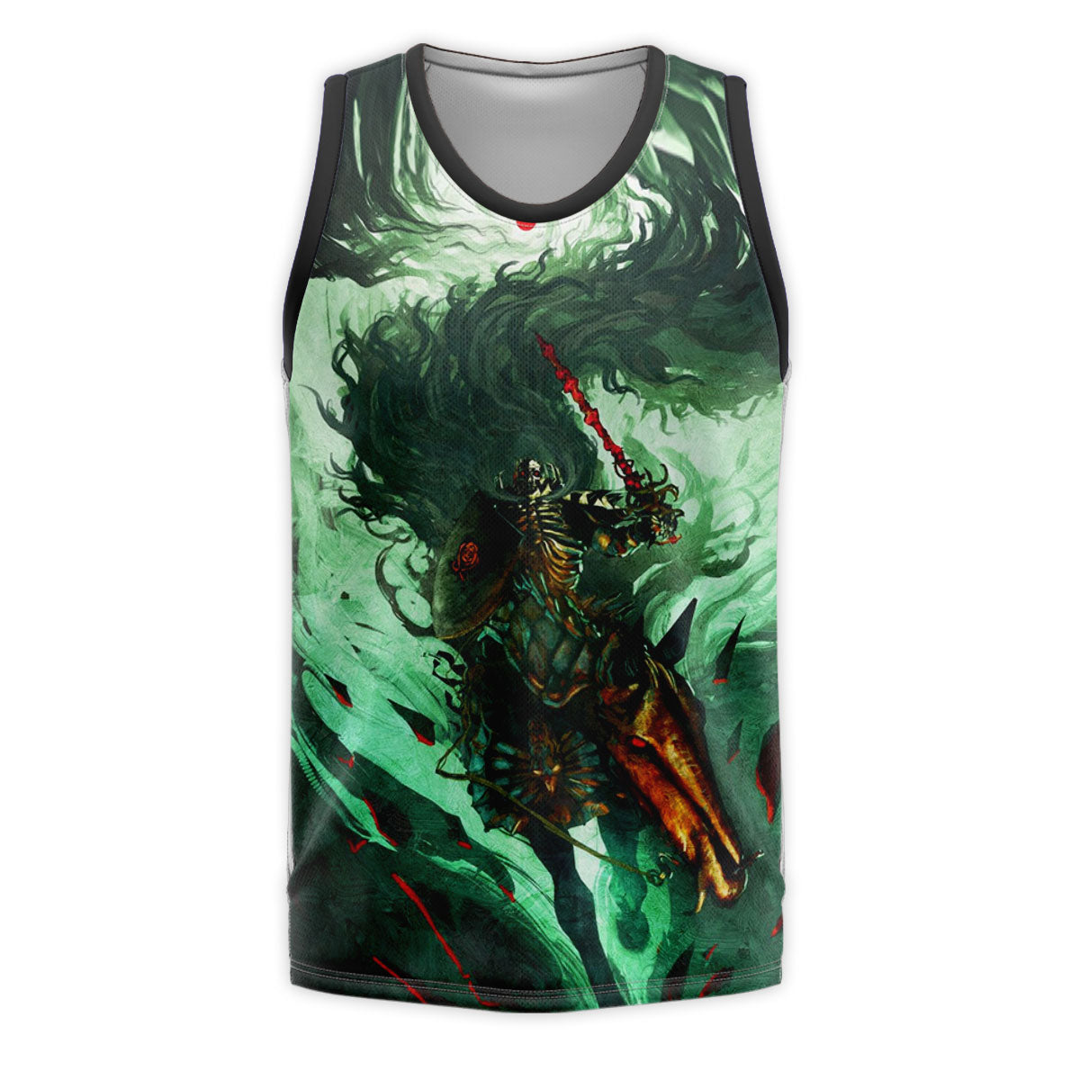 Berserker Skeleton Knight Riding Chaos Anime Apparel