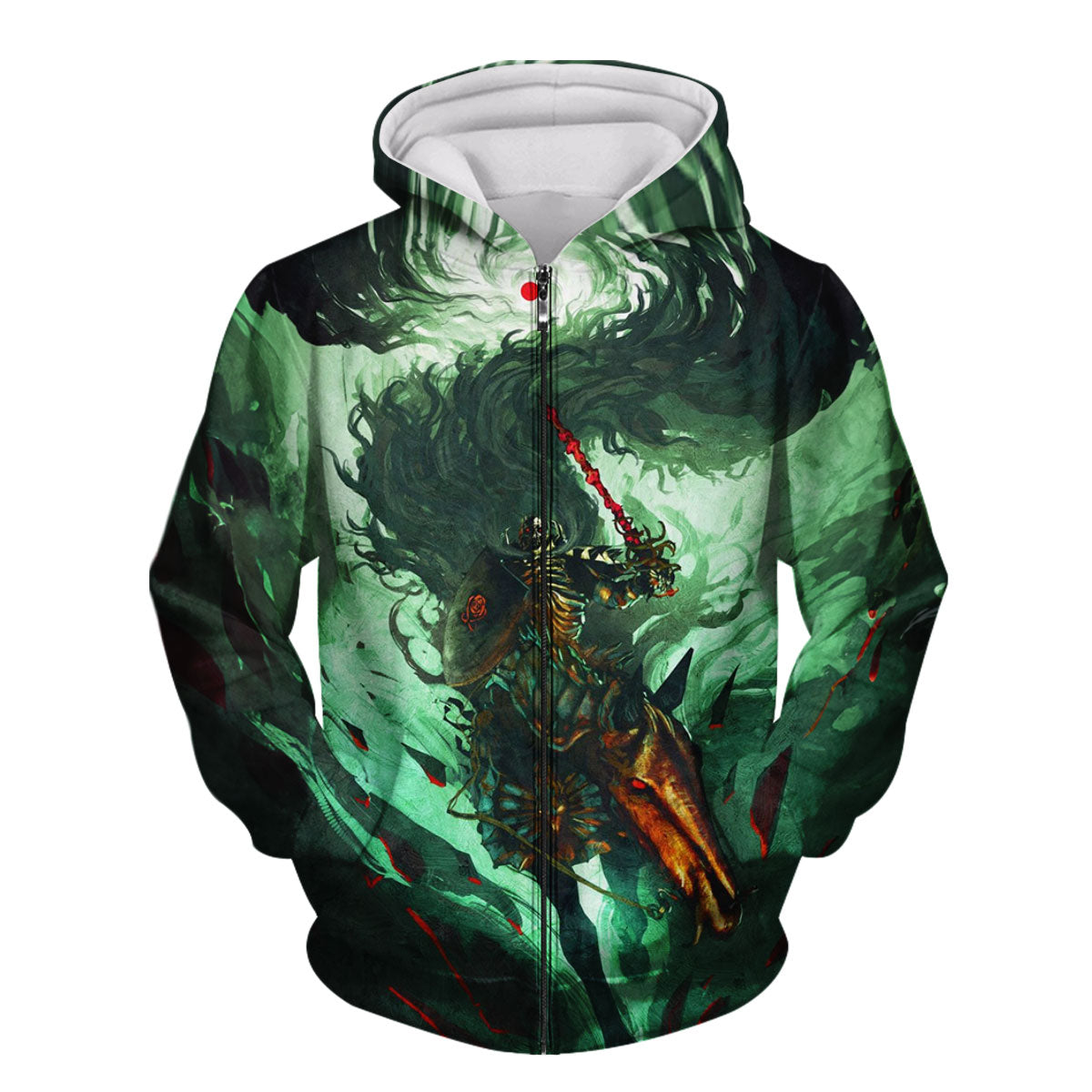 Berserker Skeleton Knight Riding Chaos Anime Apparel