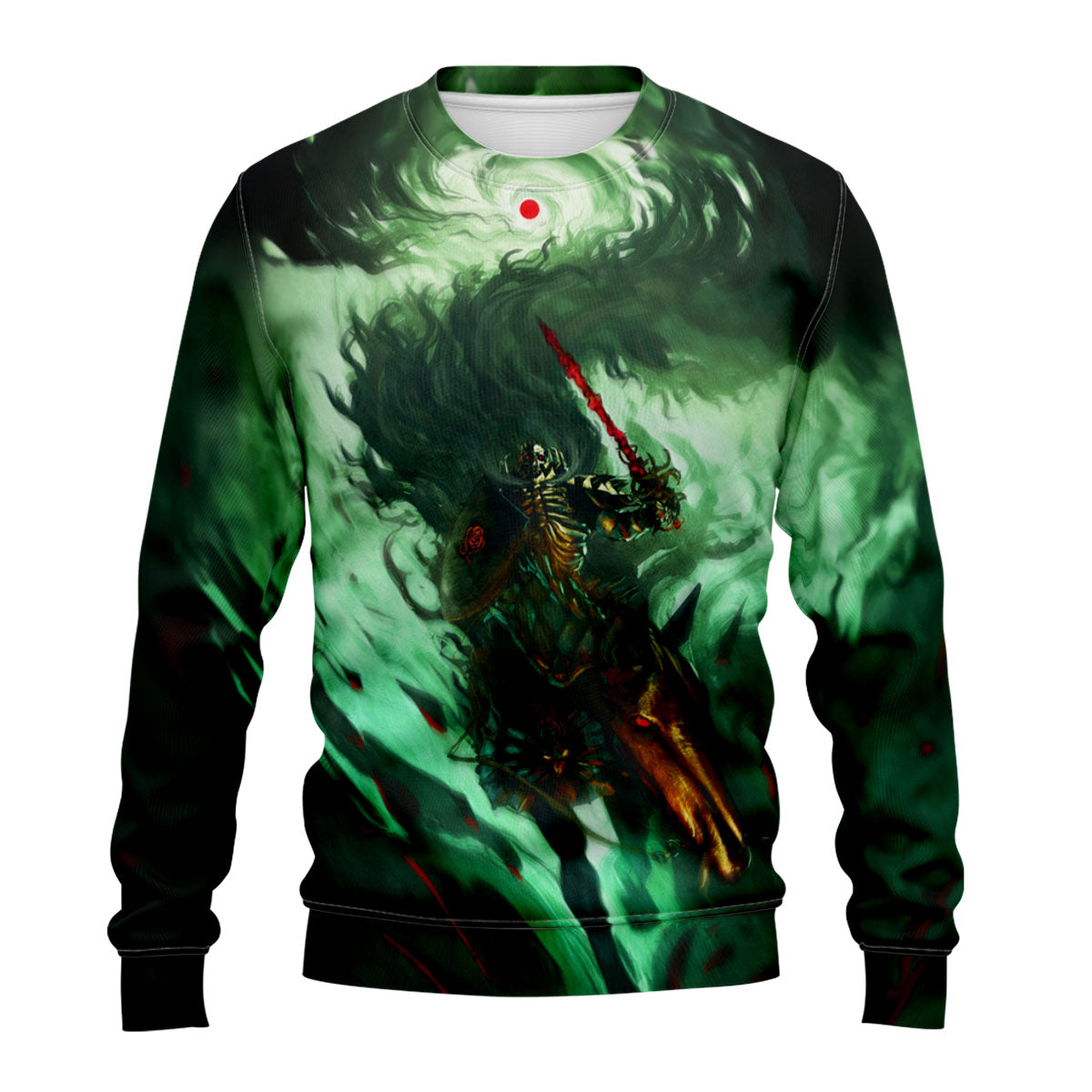 Berserker Skeleton Knight Riding Horse Anime Apparel