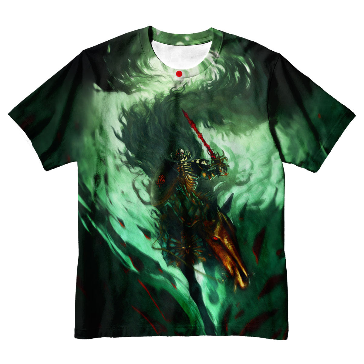 Berserker Skeleton Knight Riding Horse Anime Apparel