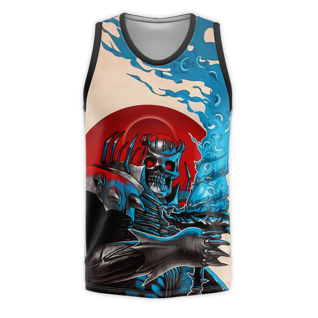 Berserker Skeleton Knight Wielding Sword Anime Apparel