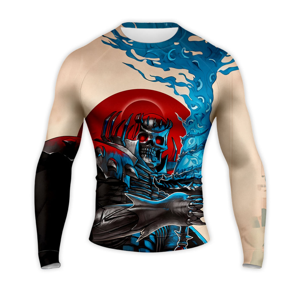 Berserker Skeleton Knight Wielding Sword Anime Apparel