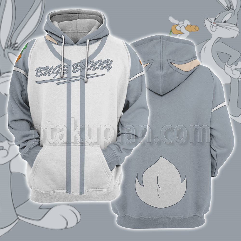 Bugs Bunny Grey Cosplay Hoodie