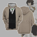 Anime Osamu Dazai Brown Cosplay Hoodie