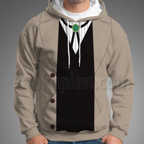 Anime Osamu Dazai Brown Cosplay Hoodie