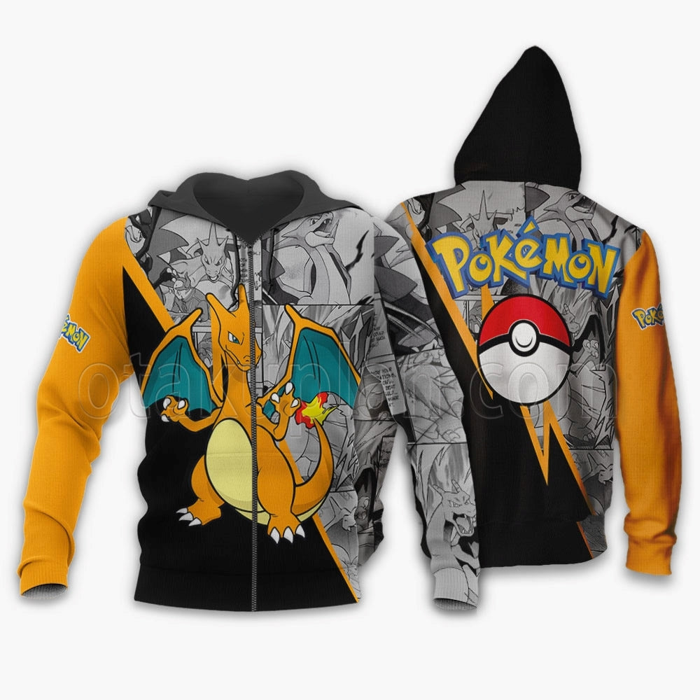 Charizard Hoodie Custom Mix Manga