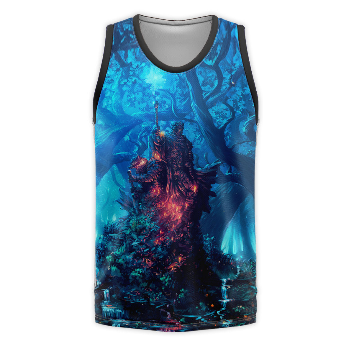 Crazy Skeleton Knight Forest Anime Apparel