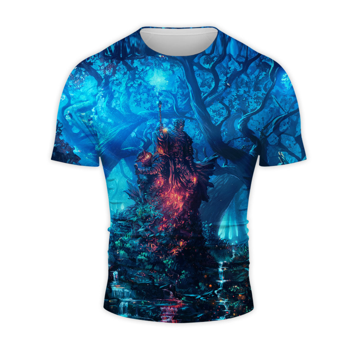 Crazy Skeleton Knight Forest Anime Apparel