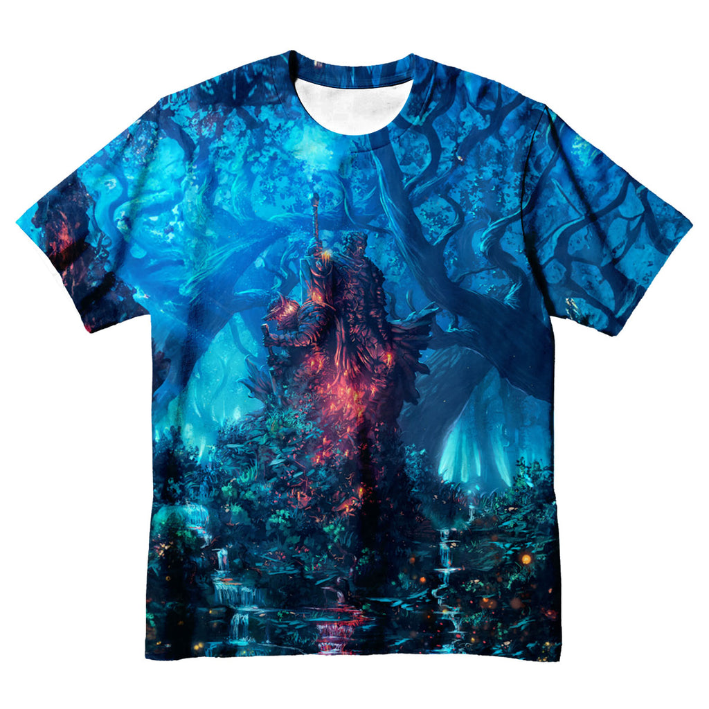 Crazy Skeleton Knight Forest Anime Apparel