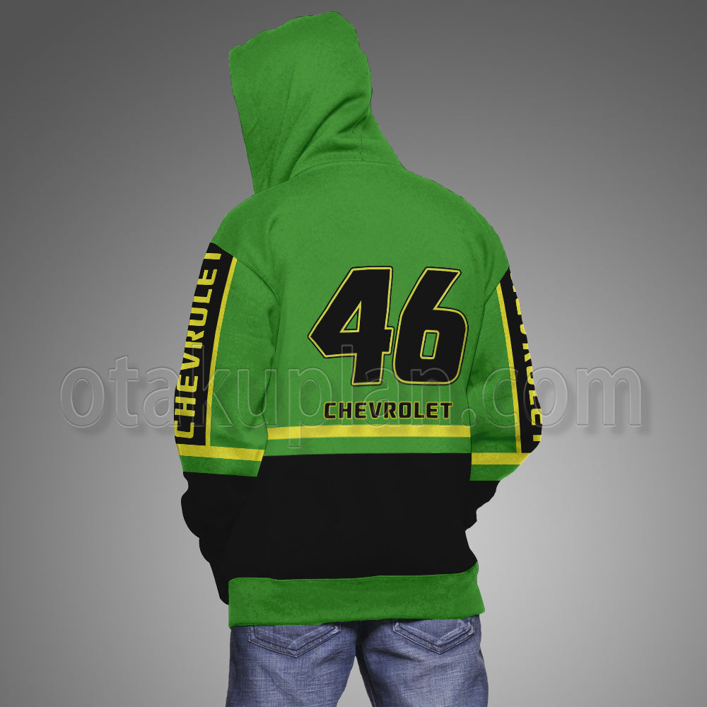 Days Of Thunder Cole Trickle 46 City Chevrolet Jacket Cosplay Hoodie