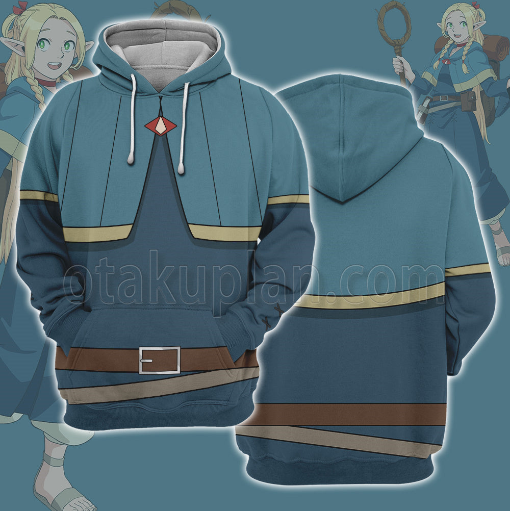 Delicious In Dungeon Donato Marcille Blue Cosplay Hoodie