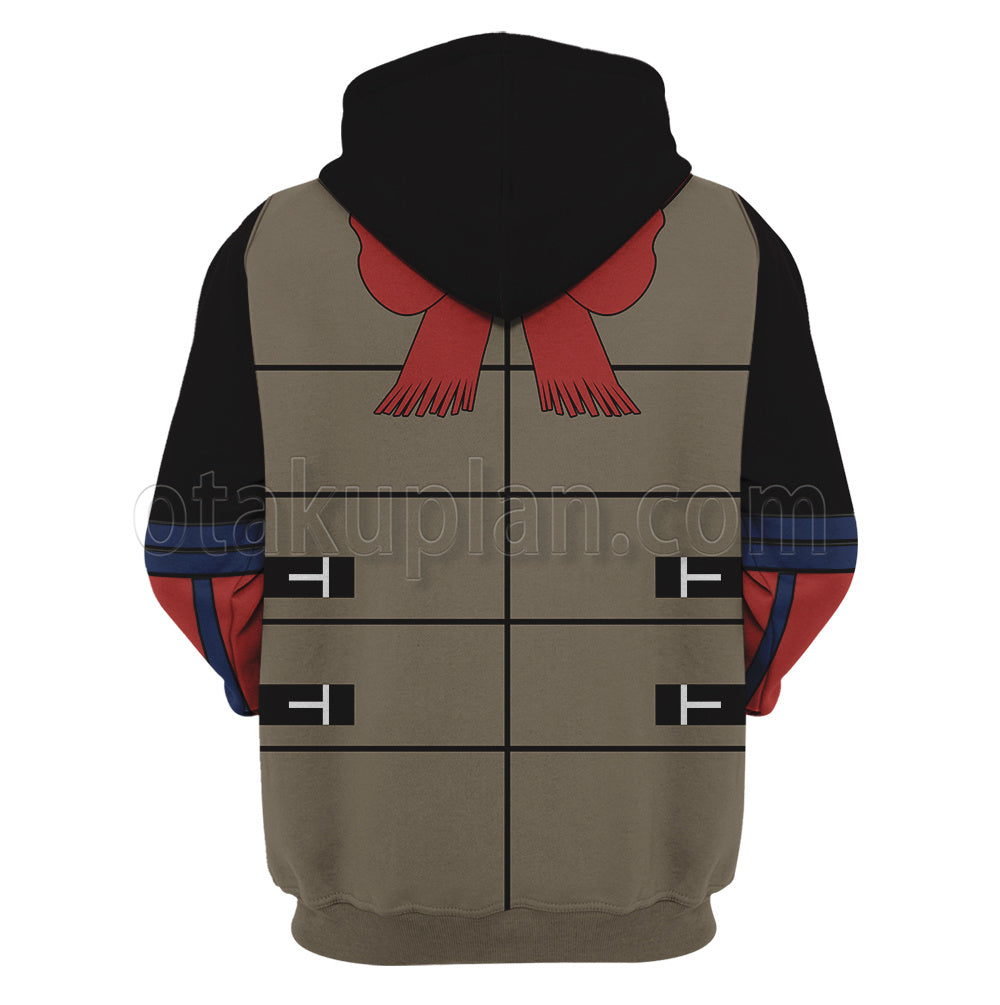 Delicious In Dungeon Dungeon Meshi Izutsumi Brown Cosplay Hoodie