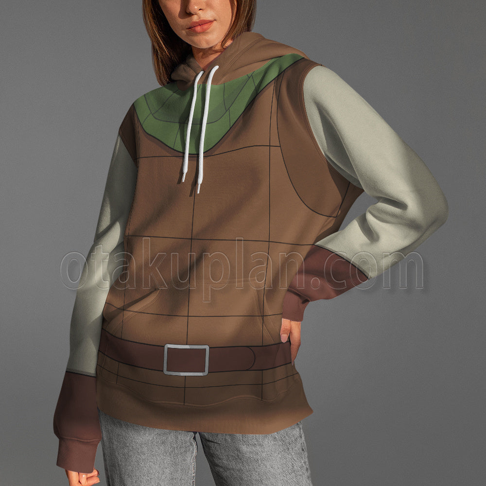 Delicious In Dungeon Tims Chilchuck Brown Cosplay Hoodie
