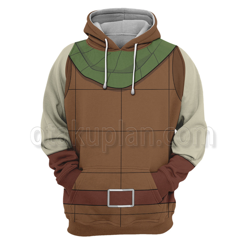 Delicious In Dungeon Tims Chilchuck Brown Cosplay Hoodie