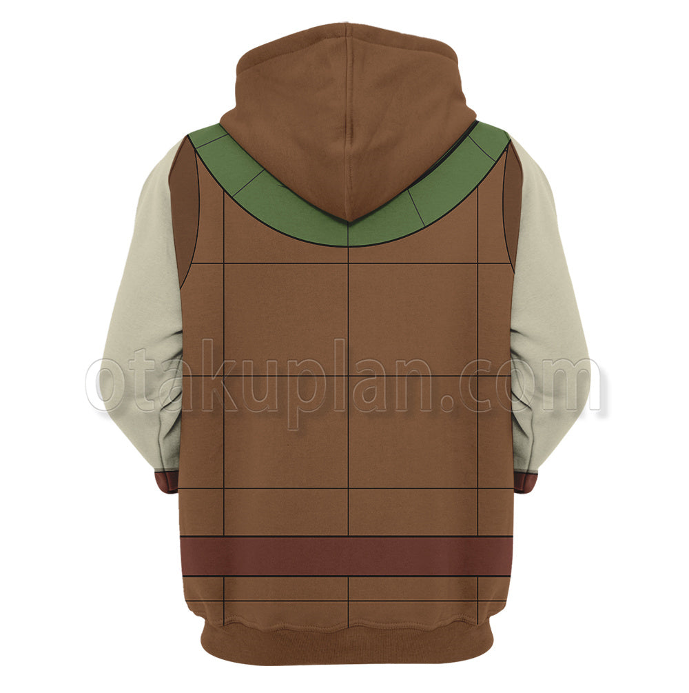 Delicious In Dungeon Tims Chilchuck Brown Cosplay Hoodie