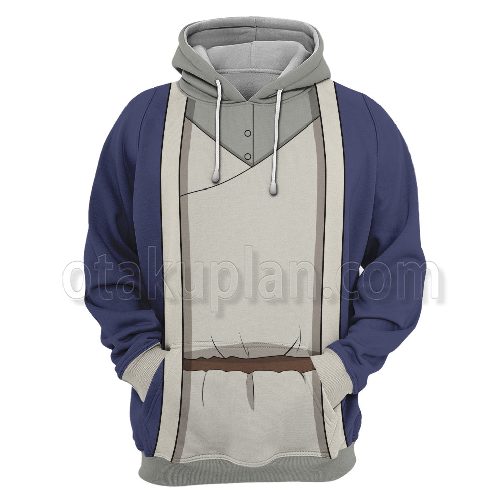 Delicious In Dungeon Touden Falin White Cosplay Hoodie