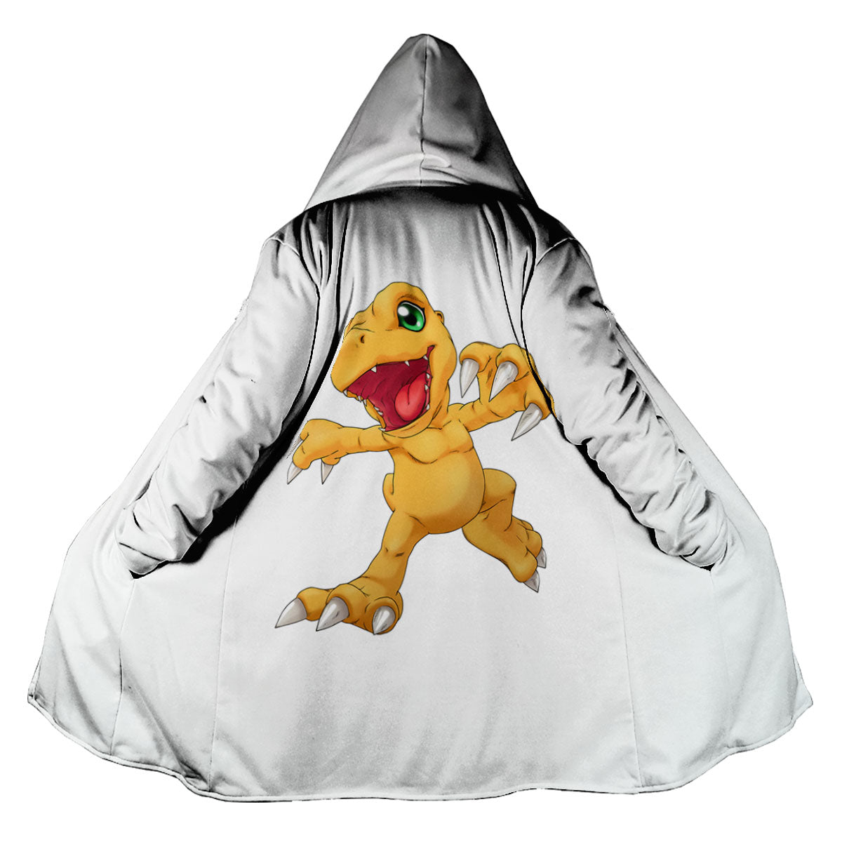 Digimon Adventure Agumon Cheerful Yellow Dinosaur Partner Anime Apparel