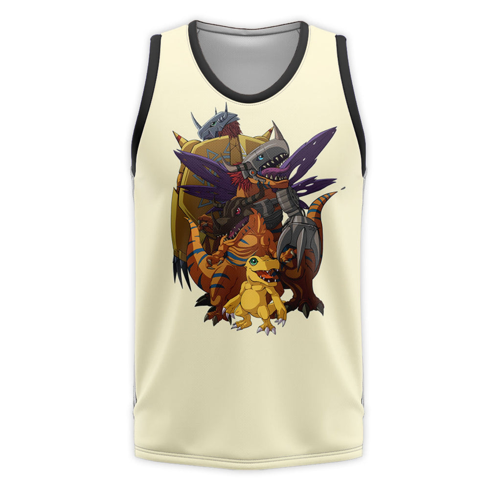 Digimon Adventure Agumon Digivolving Into Yellow Form Anime Apparel