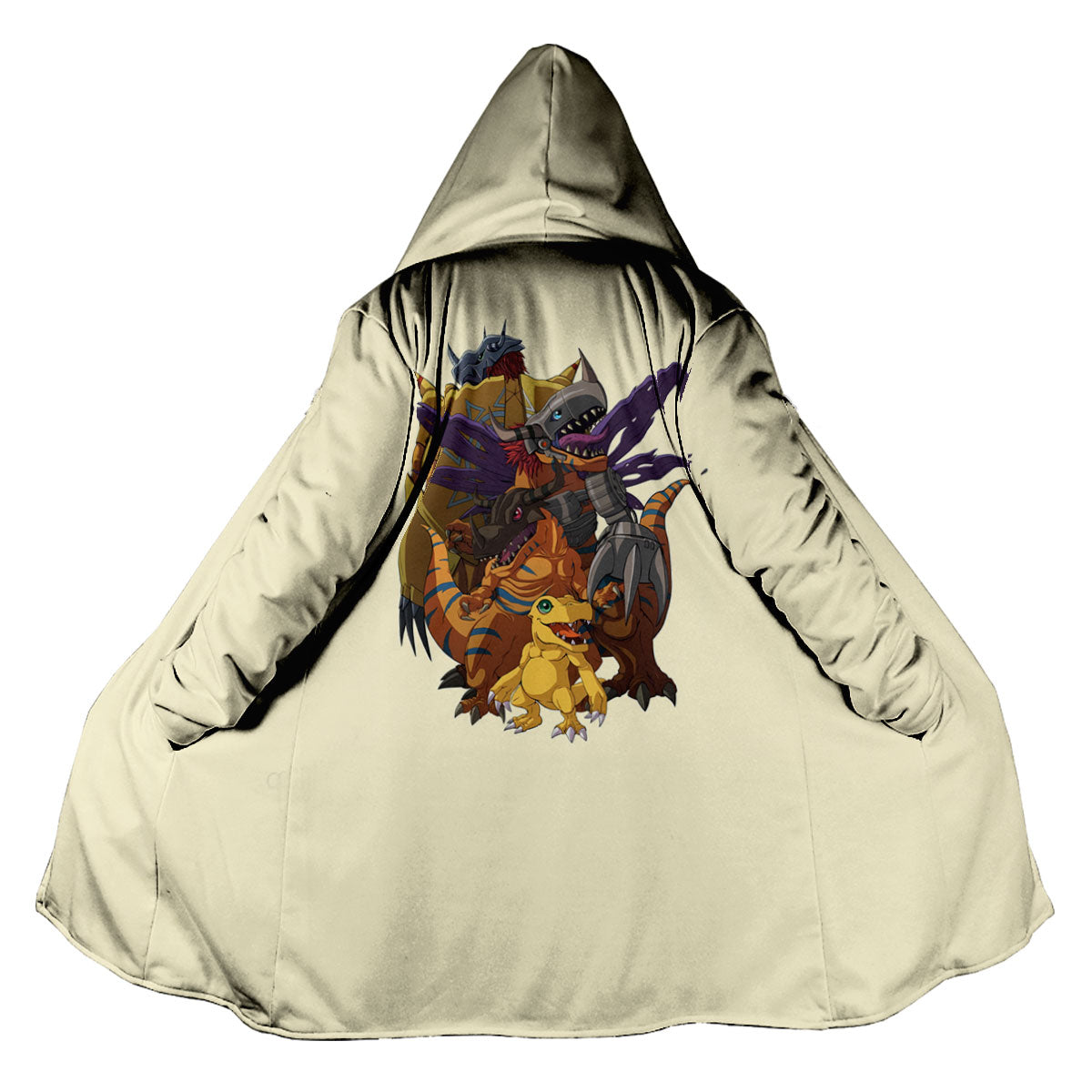 Digimon Adventure Agumon Digivolving Into Yellow Form Anime Apparel