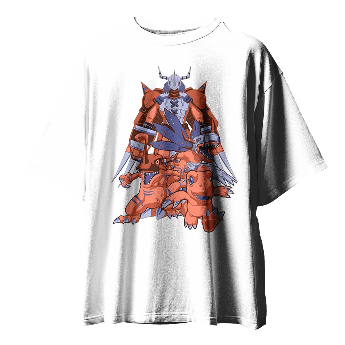 Digimon Adventure Agumon Evolution Squad White Anime Apparel