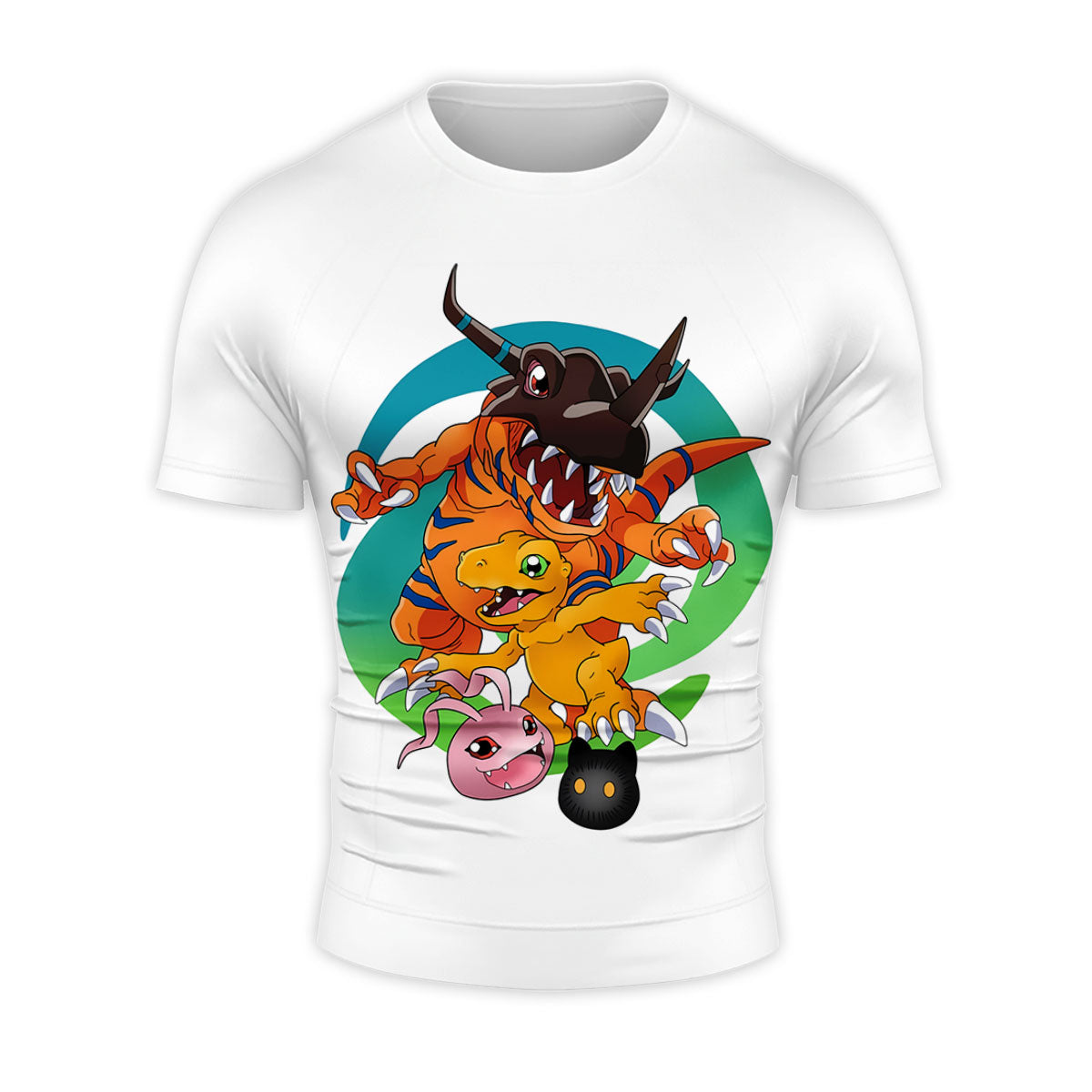 Digimon Adventure Agumon Showcasing Diverse Evolution Forms Digimon Anime Apparel