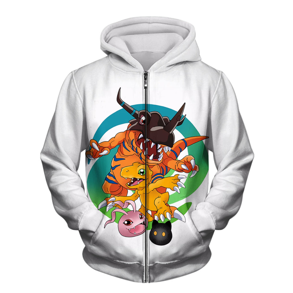 Digimon Adventure Agumon Showcasing Diverse Evolution Forms Digimon Anime Apparel
