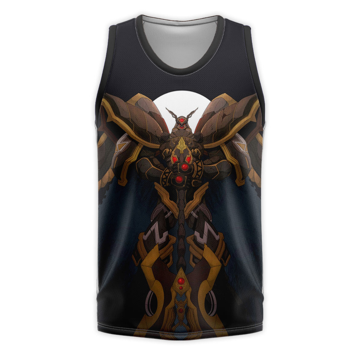 Digimon Adventure Alphamon Standing Before Dark Moon Anime Apparel