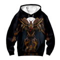 Digimon Adventure Alphamon Standing Before Dark Moon Anime Apparel