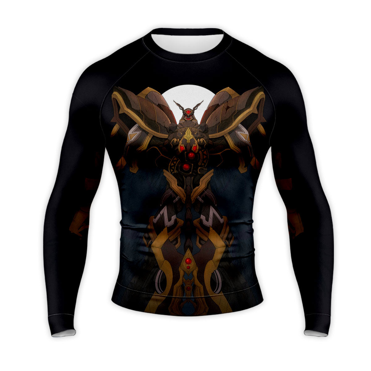 Digimon Adventure Alphamon Standing Before Dark Moon Anime Apparel